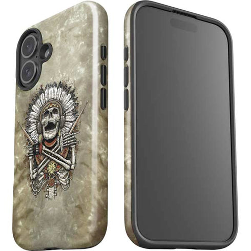 Liquid Blue Tribal Beats iPhone 16 Impact Case